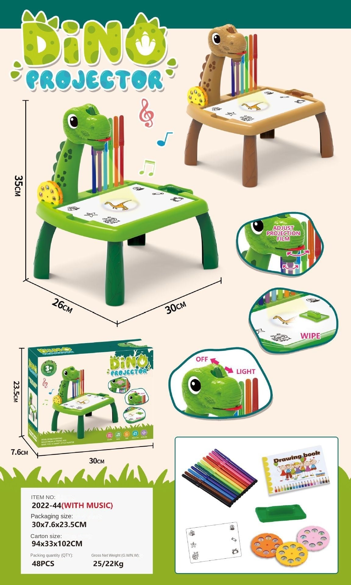 Intelligent Drawing Projector Table